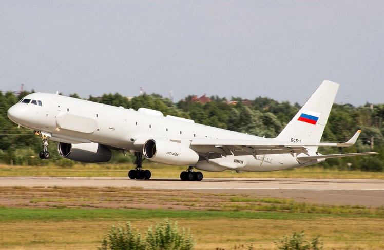  Dimensiones del Tu-214R. Motor. El peso. Historia. rango de vuelo
