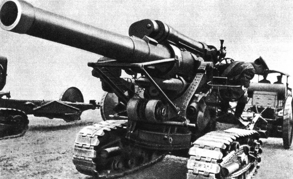 
		numero 5 - muestra de mortero de alta potencia de 280 mm 1939 del año