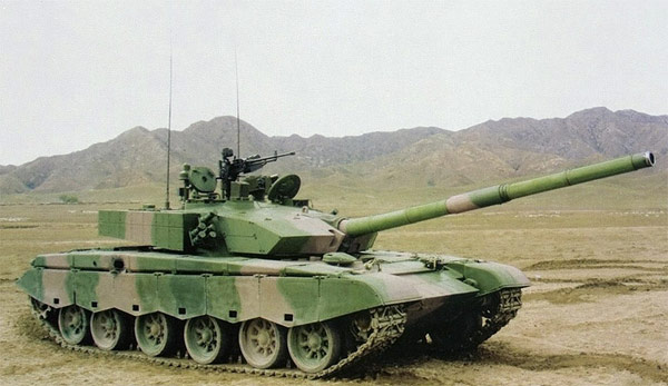 
		A type 99 - Chinese tanks