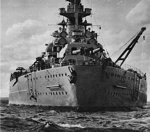 
		Немецкий линкор «Бисмарк» - корабль Второй мировой войны
