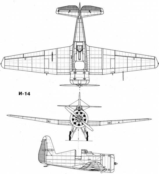 
		И-14 (АНТ-31) - истребитель Сухого