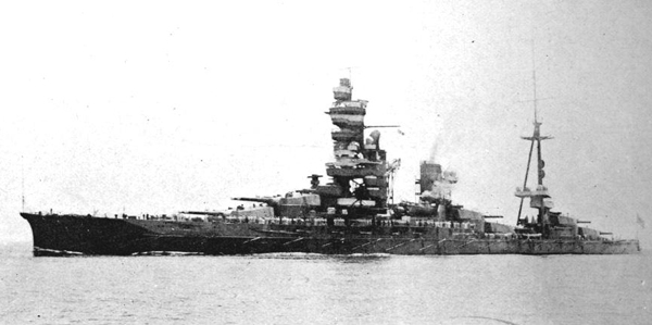 
		Japanese battleships type «Ise» Second World War 