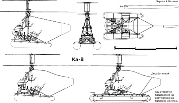  Ka-8 from Irkutsk Speed. Engine. dimensions. story. Range of flight