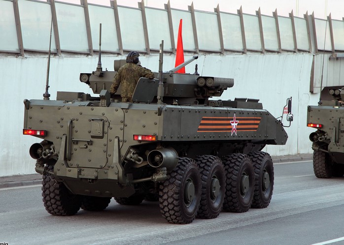  Características de rendimiento del BMP K-17 "Boomerang", Video, Una fotografía, Velocidad, Armadura