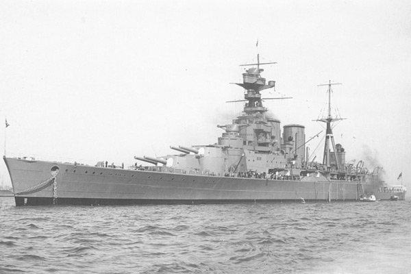 
		his - British battle cruiser of World War II