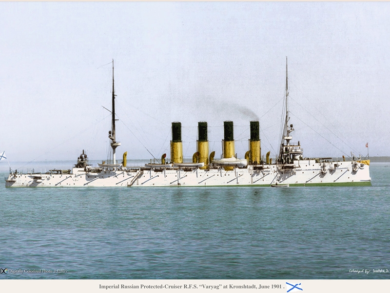 
		瓦兰吉语 - 俄罗斯帝国海军的装甲巡洋舰