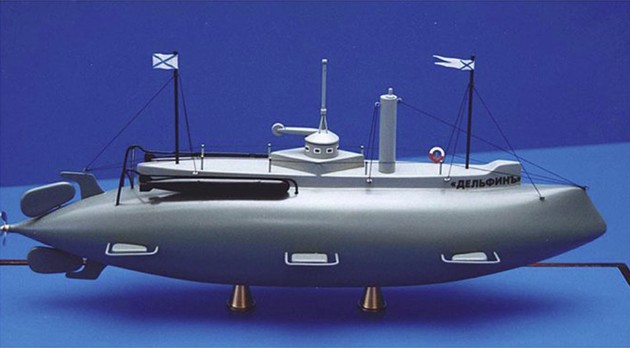  "Dolphin" - the first Russian submarine