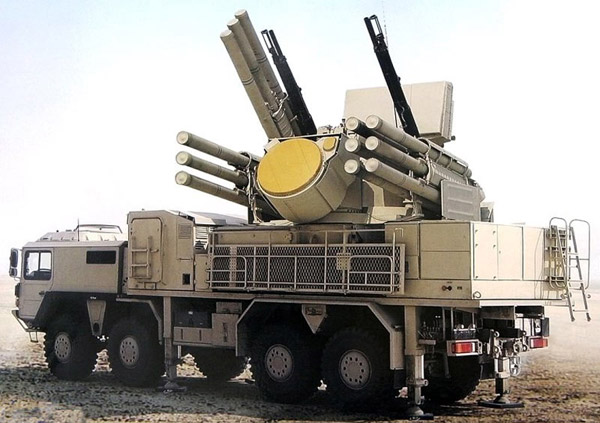 
		ЗРПК «Панцирь-С1» (96К6) - зенитный ракетно-пушечный комплекс