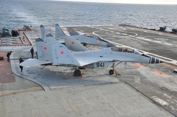
		MiG-29K - carrier-based fighter