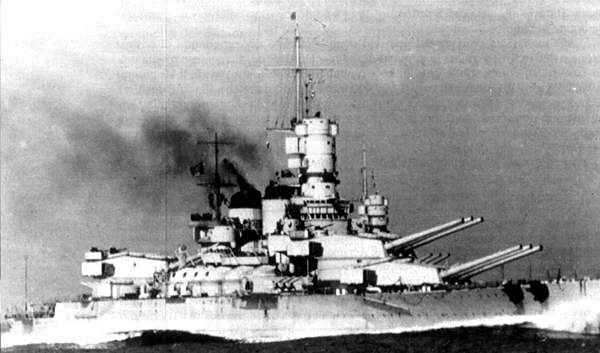 
		«Littorio» - Italian battleship of World War II