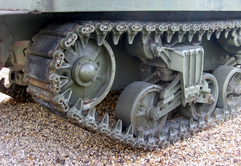 Madill 071 with Original Sherman Tank Undercarriage 