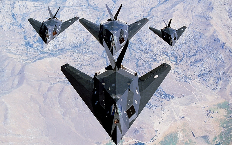  Локхид F-117 Найт Хок Размеры. Двигатель. Вес. История. Дальность полета. Практический потолок