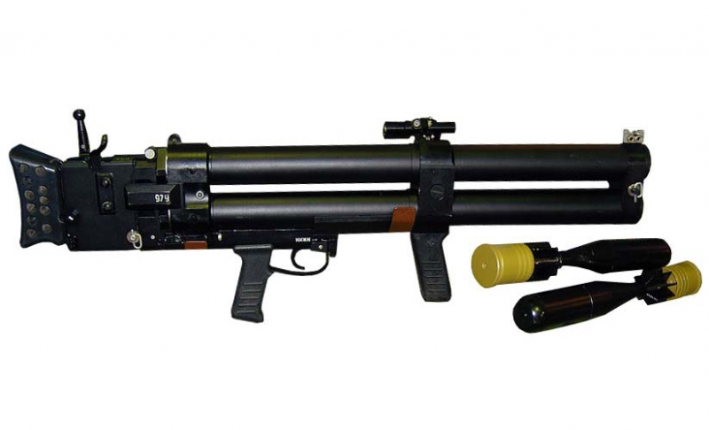 
		ДП-64 «Непрядва» - двуствольный противодиверсионный гранатомет