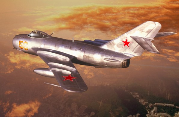  Dimensiones del MiG-17. Motor. El peso. Historia. rango de vuelo. techo práctico