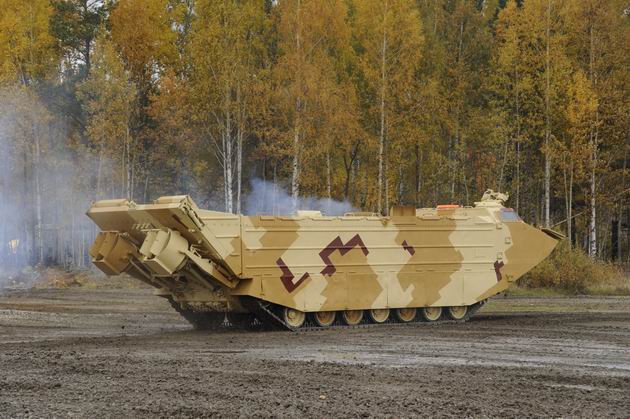  Floating transporter PTS-4 TTH, Video, A photo, Speed, armor