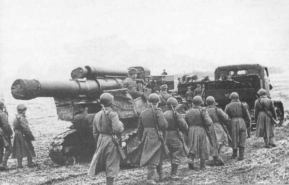 
		n ° 5 - mortier haute puissance 280 mm échantillon 1939 de l'année