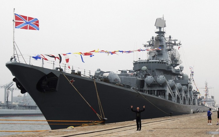 
		Missile cruiser & quot; Variag" (Red Ukraine) - the flagship of the Russian Pacific Fleet