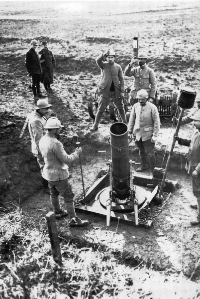 mortars: evolution of large caliber 