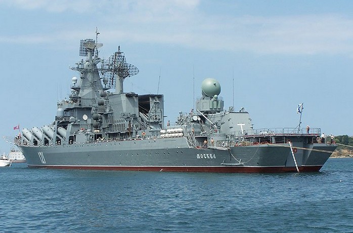
		Missile Cruiser & quot; Moscow" (Glory) - the flagship of the Russian Black Sea Fleet