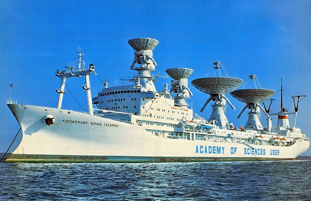 
		Le cosmonaute Youri Gagarine - navire de recherche