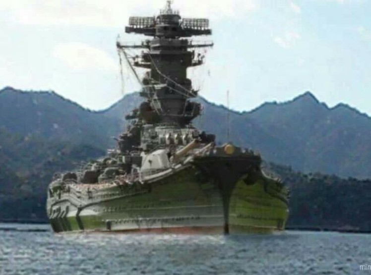 
		Японский линкор "Ямато" - самый большой в мире