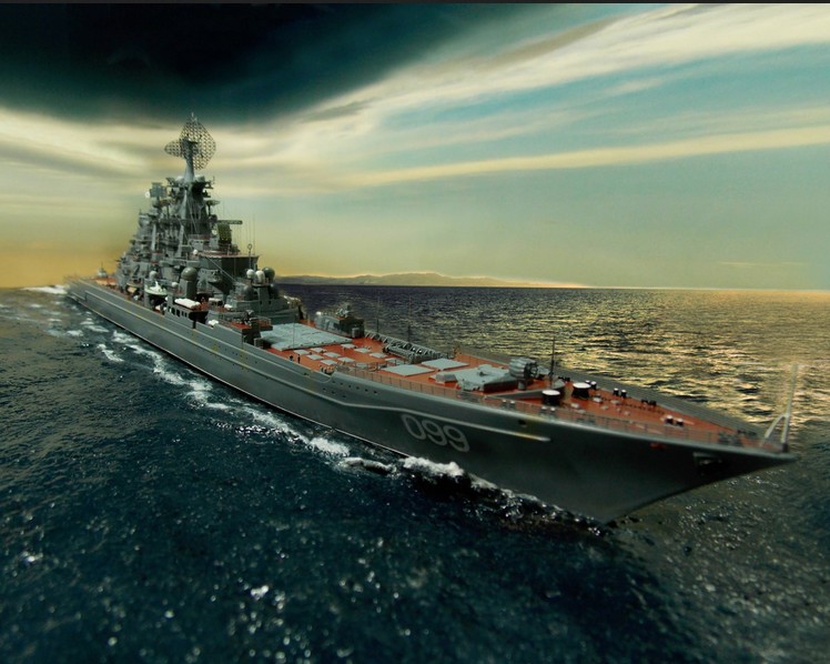 
		Крейсер «Петр Великий» проект 1144 «Орлан» флагман Северного флота