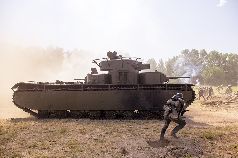  Tank T-35 of TTX, Video, A photo, Speed, armor