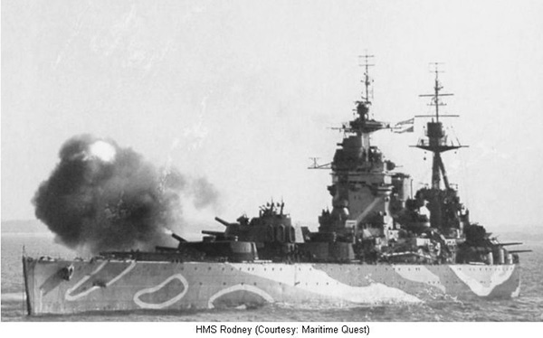 
		英国战舰 «罗德尼» 类型 «纳尔逊» 第二次世界大战