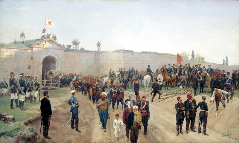 Formación de oficiales en la segunda mitad del siglo XIX.