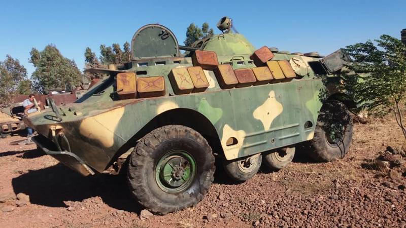 В Сирии замечен БРДМ-2 с самодельной «динамической защитой»