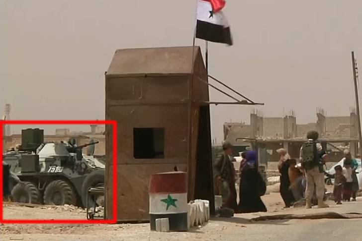 В Сирии впервые замечен бронеразведчик РХМ-6