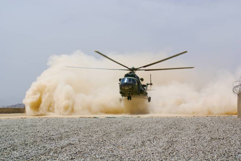 На севере Афганистана разбился военный вертолёт, есть жертвы