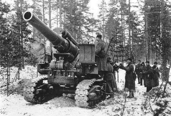 Артиллерия, крупный калибр: 203-мм гаубица Б-4 