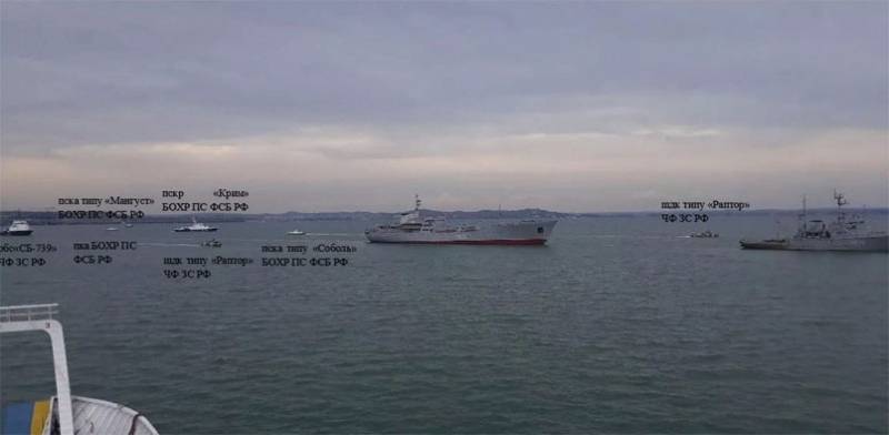 ВМС Украины: Наши корабли по курсу в Азовское море сопровождала армада РФ