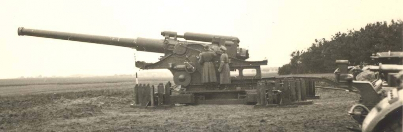 Артиллерия, крупный калибр: 210-мм пушка БР-17, образца 1939 года 