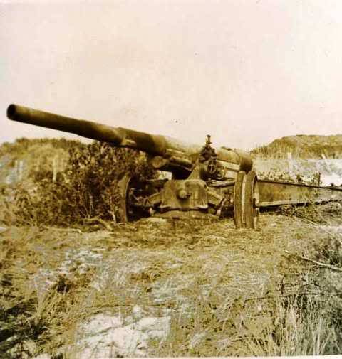 Artillerie, gros calibre: 155-mm carabine M1/M2 "Long Tom" 