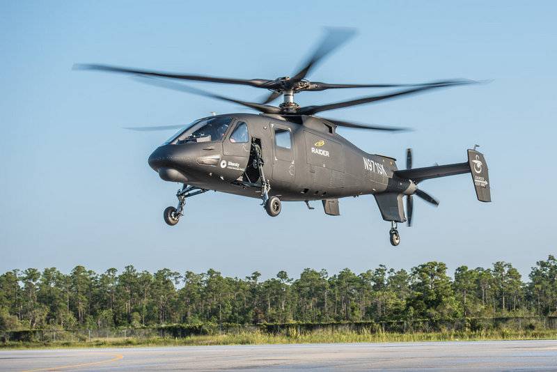 Американский вертолёт S-97 Raider разогнали до 202 узлов, и это не предел