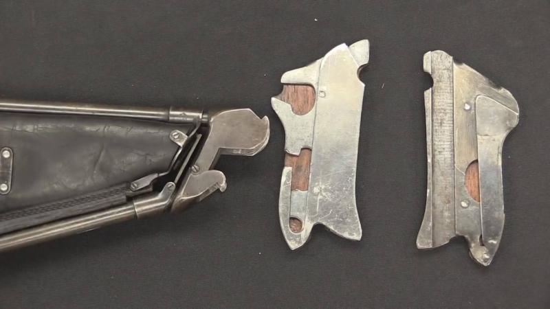 History of weapons: pistol holster-butt Ideal Holster-Stock 