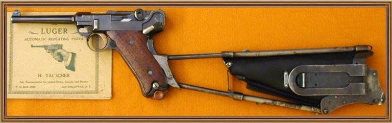 Histoire des armes: étui à pistolet-stock Ideal Holster-Stock 