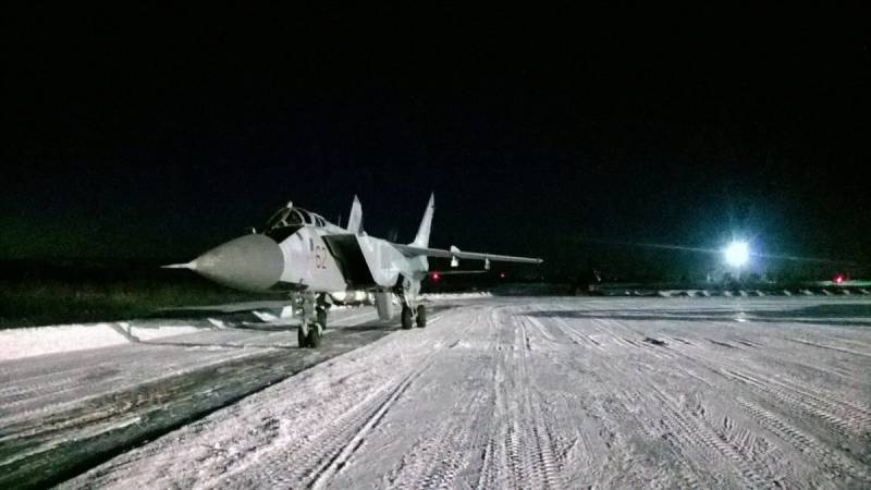 В Усинске «застряли» четыре МиГ-31 после вынужденной посадки