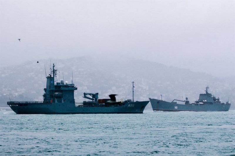 Daily Star: Российский БДК "Орск" опасно сблизился с кораблями НАТО