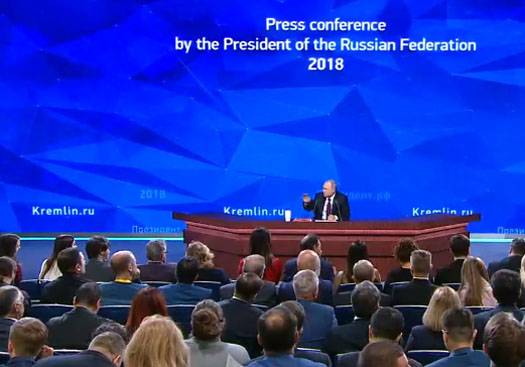Путин на пресс-конференции: И пусть потом не пищат...