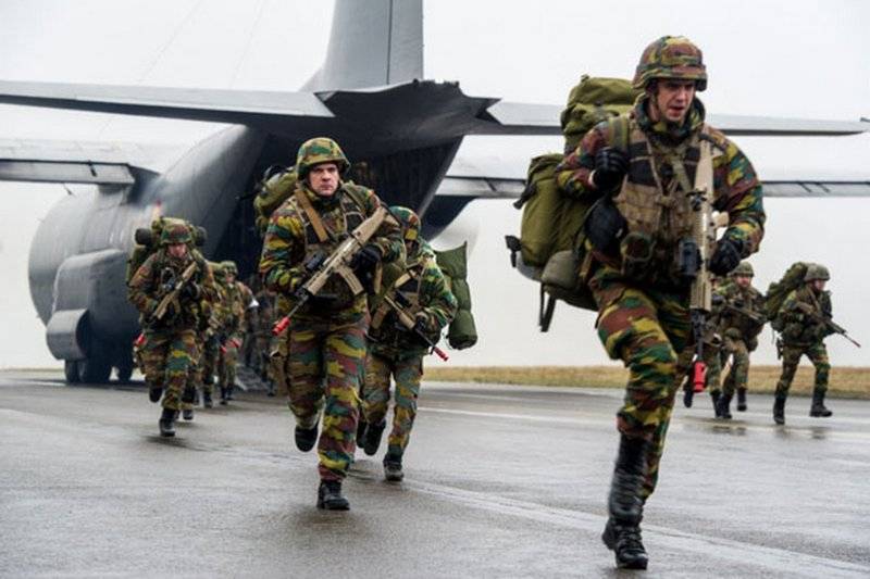 Бельгийские военнослужащие миссии НАТО замерзают в Эстонии