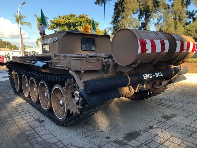 В Алжире танки Т-55 получил новую специальность