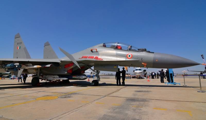 Минобороны Индии заказывает у РФ комплектующие на 18 Су-30МКИ