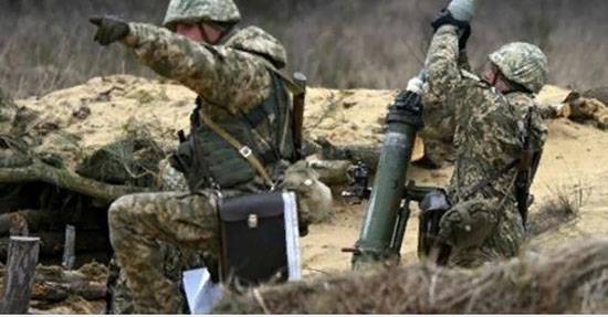 На Украине снова взорвался миномёт "Молот"