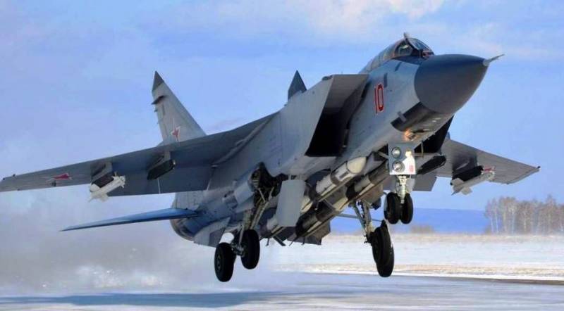 Западные СМИ оценили возвращение МиГ-31 в Арктику