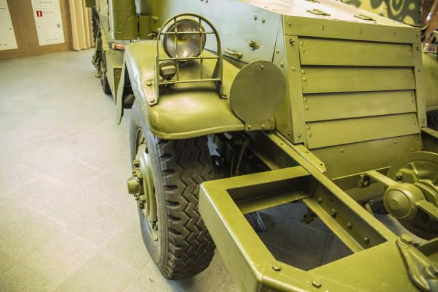 Another Lend-Lease: M2 tractor, became an armored personnel carrier M2A1 