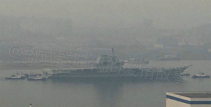 Первый авианосец сборки КНР Type001A отправлен в море для испытаний