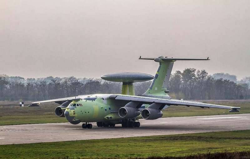 Новейший самолёт ДРЛОиУ А-100 совершил очередной полёт в рамках испытаний